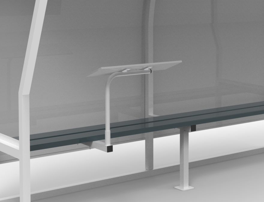 Tablette écritoire abris de touche Accessoire abris de touche football, tablette écritoire