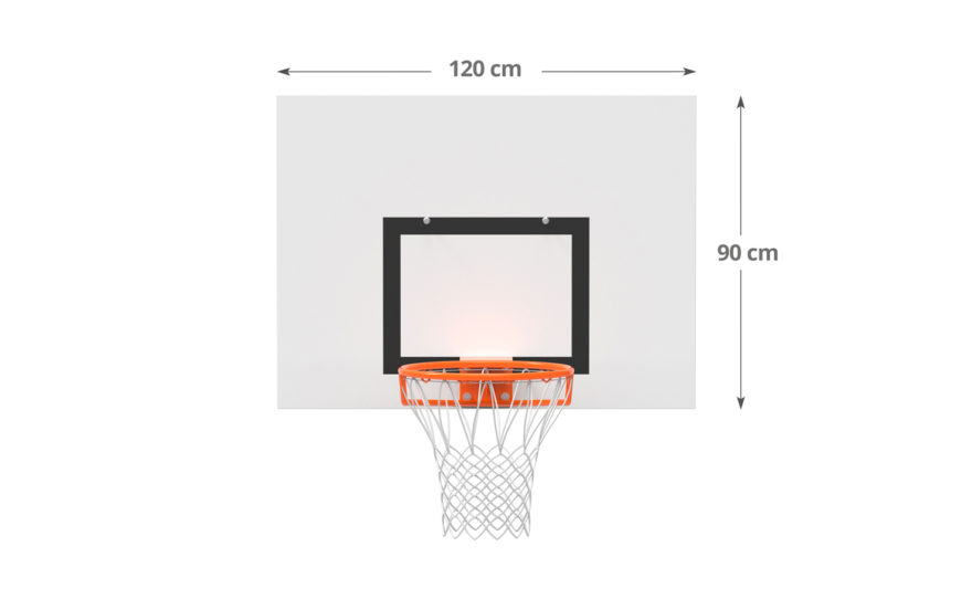 But de basketball entraînement extérieur carré 100 x 100 mm