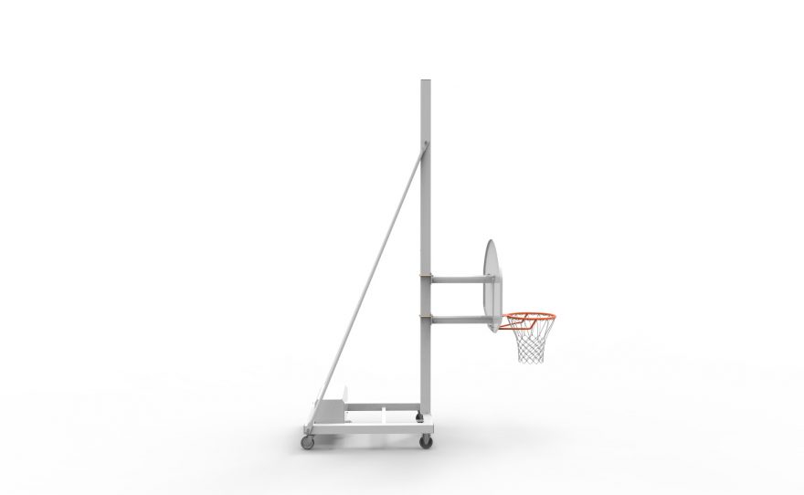 Training mobile basketball backstop - height 1.20 m