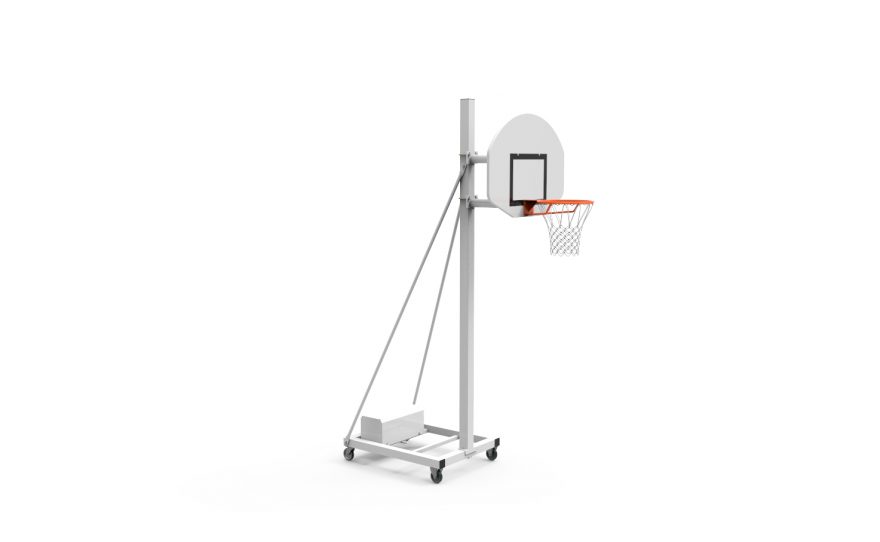 Portable basketball backstop for training - height 2.60 m Portable basketball backstop for training - height 2.60 m
