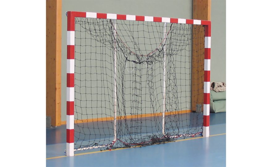 Handball goal with arches folded extra space storage for competition