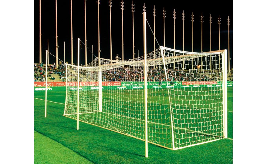 Football goal for competition with integrated net Metalu Plast