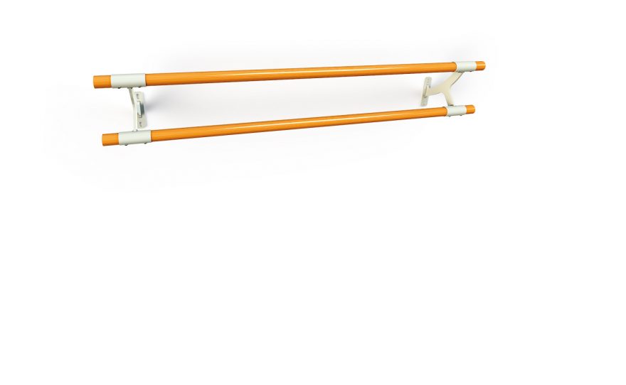 Console de danse double Console de danse double avec barre en bois Metalu Plast équipement sportif