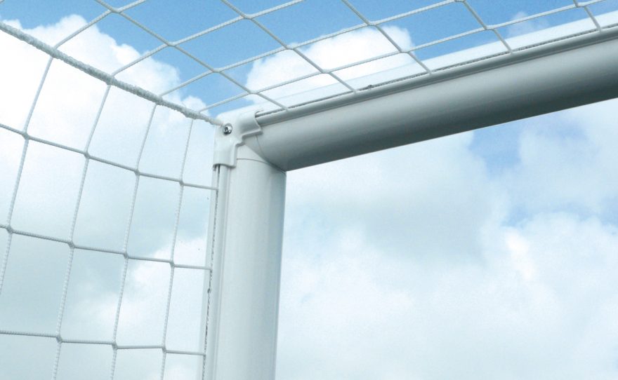 Football goal corner with integrated net Metalu Plast sports equipment