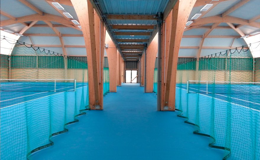 Filet de séparation Filet de séparation de salle Metalu Plast matériel sportif