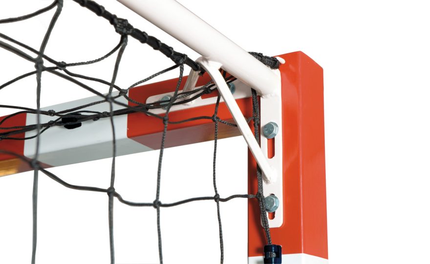 Fixing of arches on high level handball goal