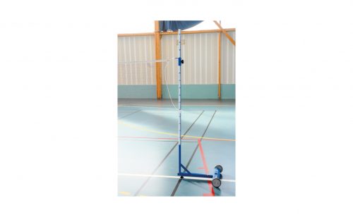 multi uses post for school with adjustable height Metalu Plast sports equipment