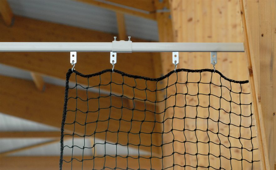 Rail de séparation Rail de séparation en acier plastifié Metalu Plast équipement sportif