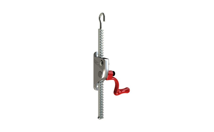 Winch for tennis volley net tension Metalu Plast sports equipment