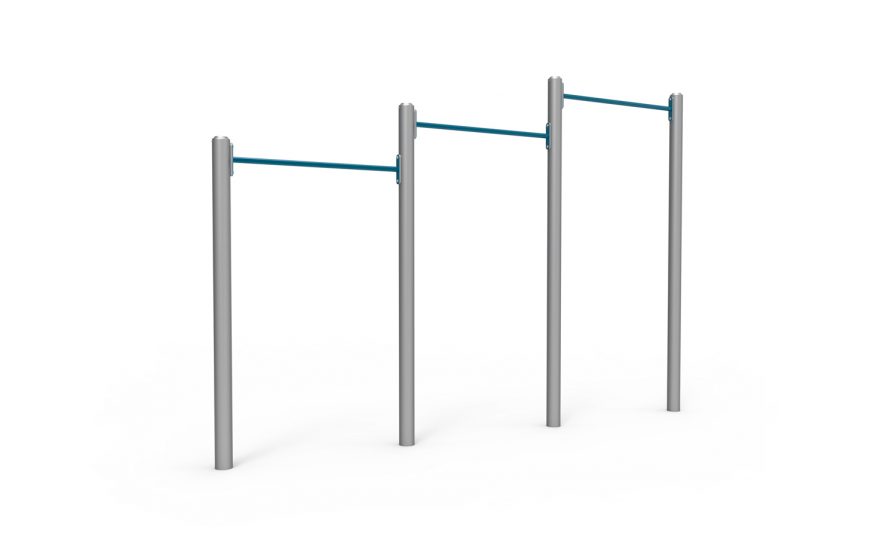 Triple pull-up bars Inferno Metalu Plast for street workout