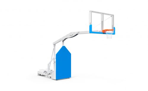 Indoor basketball goal mobile for competition