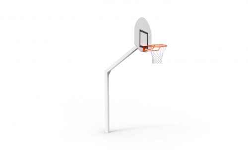 Outdoor training basket ball with square mast