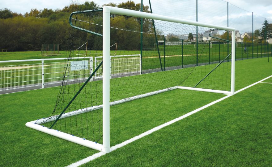 Cage de foot à 8 faite en aluminium est transportable