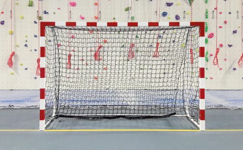 Cage de handball pour la haute compétition avec filet amortisseur Metalu Plast