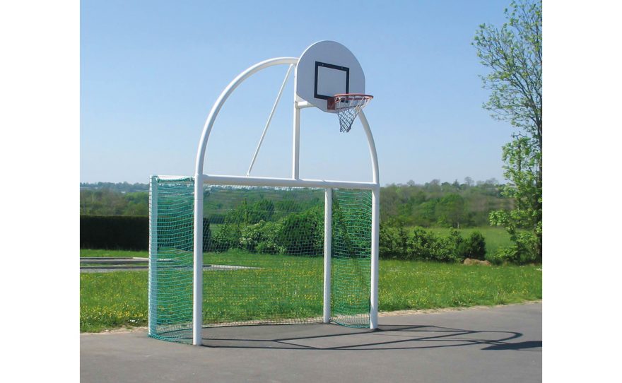 Multisport goal Savary basketball and handball football goal with net Metalu