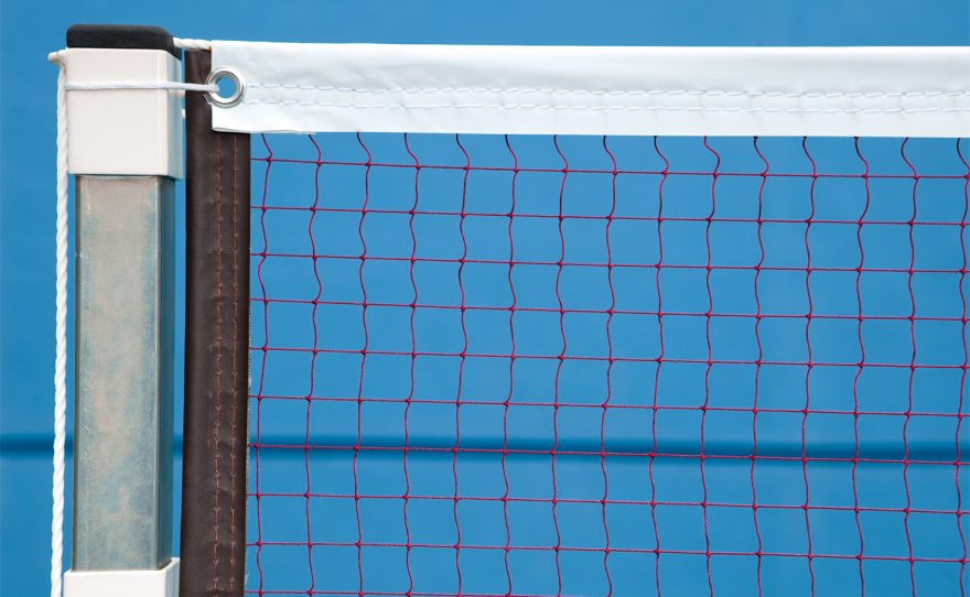 Filet de badminton pour la compétition Metalu Plast