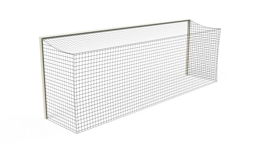 football net rectangular competition shape Metalu Plast manufacturer of sports equipment