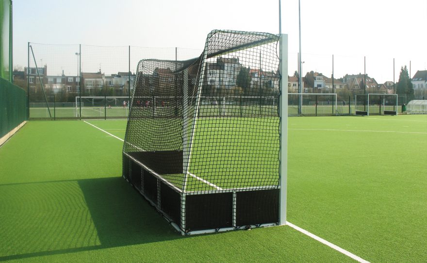 field hockey net made by Metalu Plast sports equipment