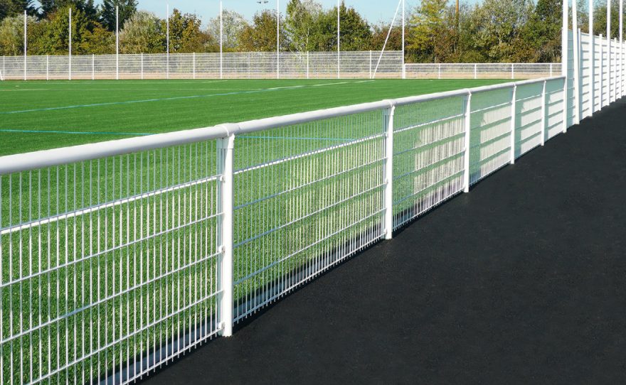 Welded mesh handrail dB Lock system Metalu Plast