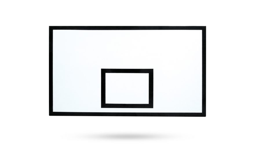 rectangular basketball backboard Rectangular basketball backboard Metalu Plast french sports equipment