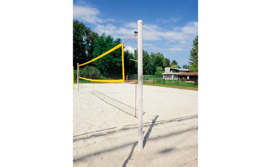 Poteau de beach volley en aluminium pour la compétition Metalu Plast