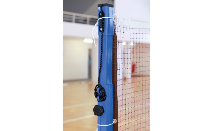 badminton posts high position Badminton posts adapted for competition with adjustable height high position Metalu Plast