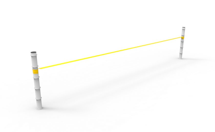 poteaux-de-slackline Poteaux de slackline Metalu Plast matériel sportif