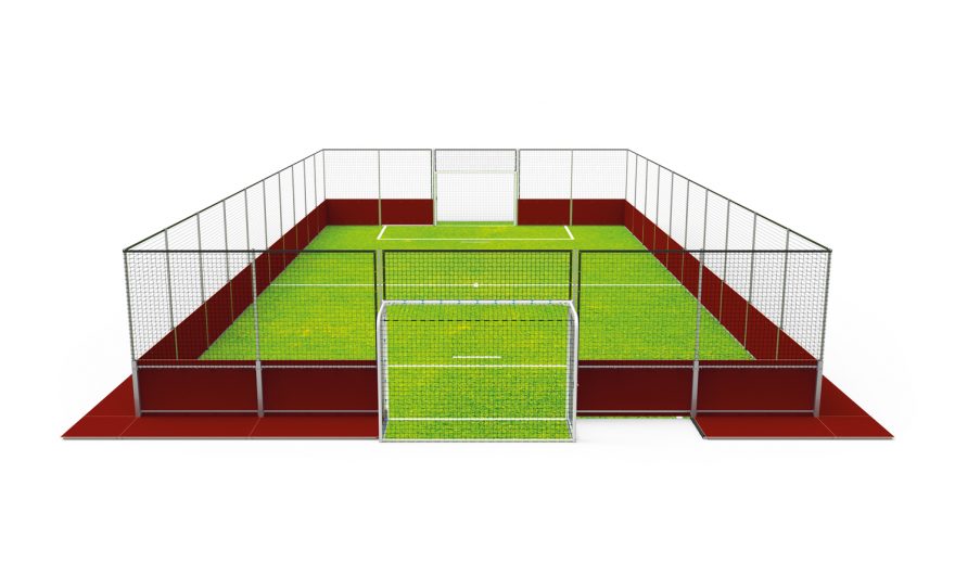 Removable soccer pitch Metalu