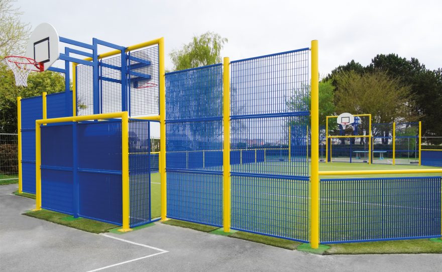 multisports playground brooklyn grating panels Metalu