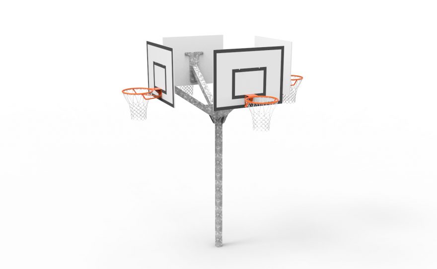 tout-basketball-multi-tete-quadruple Basketball multi-directional tower 4 heads Metalu plast