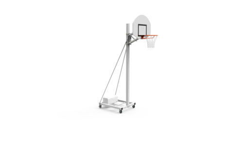 mobile basketball hoop free standing